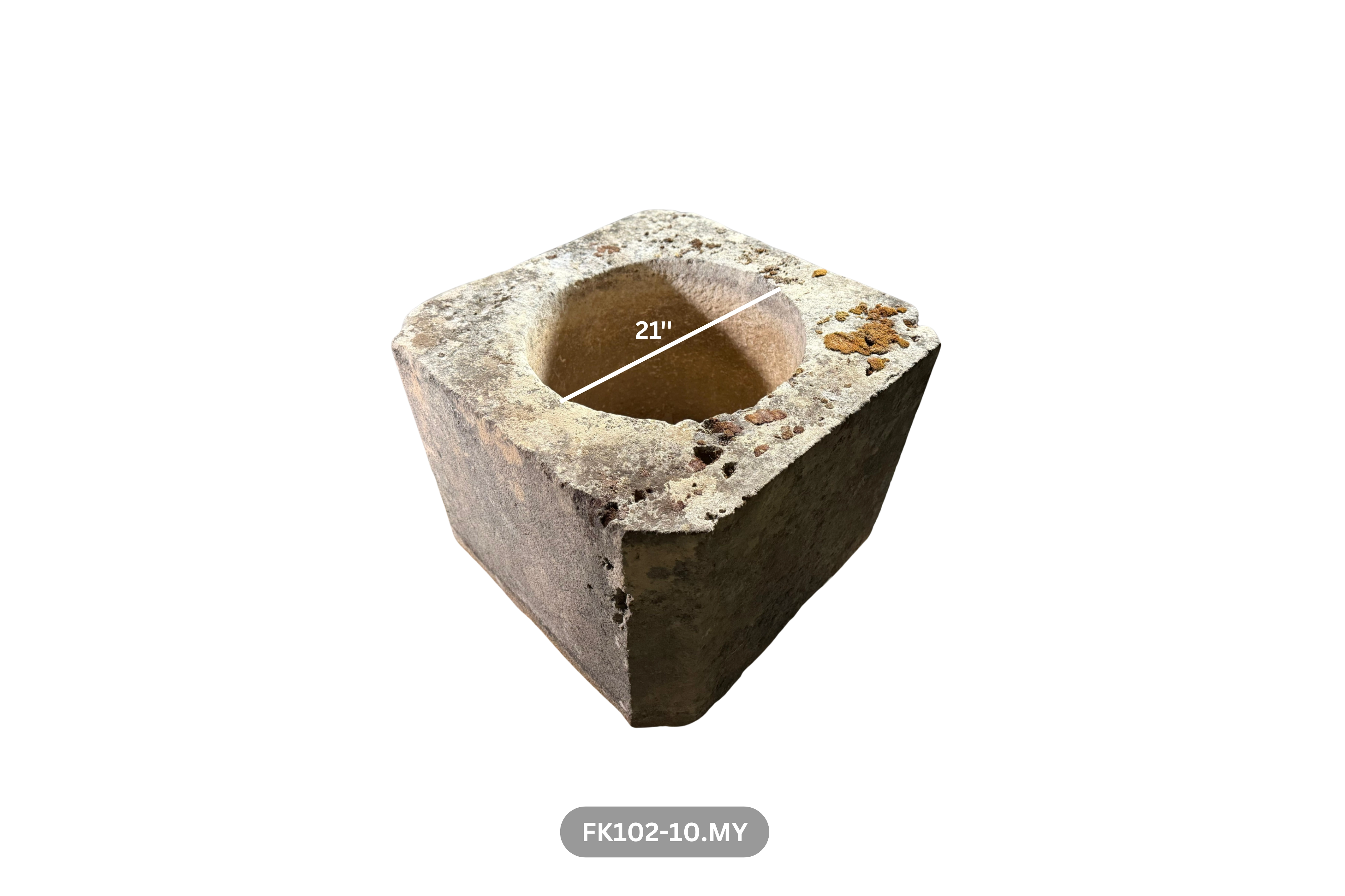 French Antique 19th Century Limestone Well - Image 2